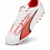 PUMA KINDER FUSSBALLSCHUHE ULTRA PLAY MG WEISS ROT