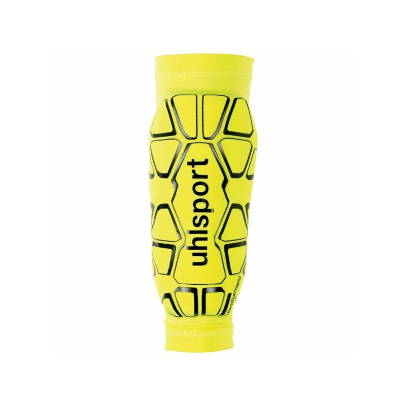 Football Shin Guards Uhlsport Bionikshield Yellow