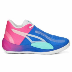 BASKETBALL SHOES FOR ADULTS PUMA RISE PINK BLUE