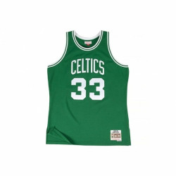 BASKETBALL-T-SHIRT MITCHELL & NESS BOSTON CELTICS LARRY BIRD 33 GRÜN